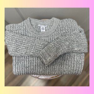 Urban Outfitters Big Sur Essential Ribbed Pullover Sweater Grey Size Medium